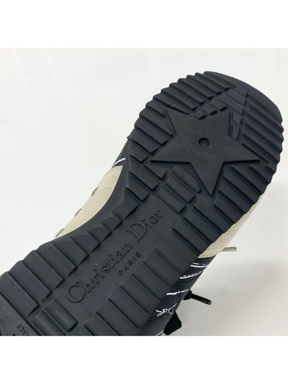 Dior D-sketch Nylon Suede Sneakers
